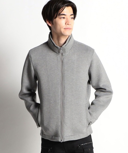 HIDEAWAYS NICOLE（ハイダウェイニコル）の「カノコダンボールカットブルゾン（パーカー・メンズ・ブラック/トップグレー/オフホワイト・MEDIUM/LARGE/X-LARGE）」の5枚目の写真