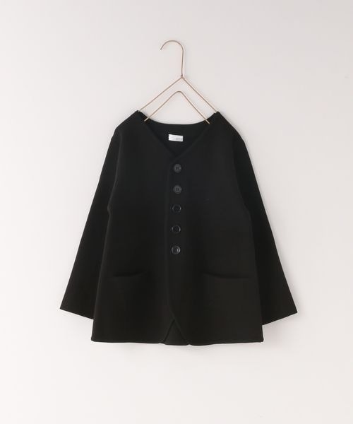 LOWRYS FARM（ローリーズファーム）の「ニットジャケット　184792（ノーカラージャケット・キッズ・ブラック/ネイビー・120cm/130cm/140cm）」の16枚目の写真