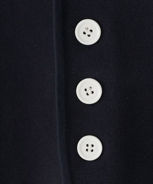 LOWRYS FARM（ローリーズファーム）の「ニットジャケット　184792（ノーカラージャケット・キッズ・ブラック/ネイビー・120cm/130cm/140cm）」の7枚目の写真