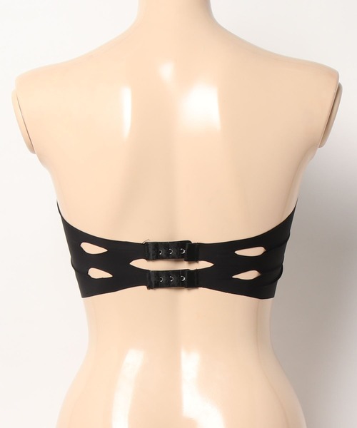 Lace Ladies（レースレディース）の「シームレスチューブトップブラ（チューブトップ・レディース・ブラック/ホワイト/ベージュ・FREE）」の6枚目の写真