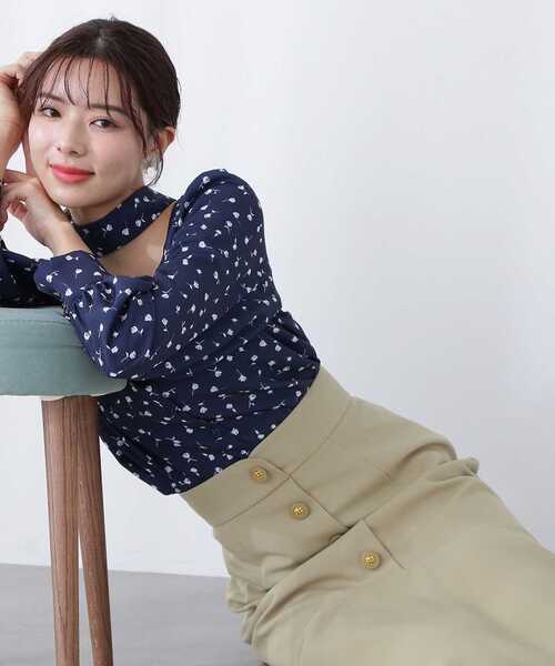 PROPORTION BODY DRESSING(プロポーションボディドレッシング)の「フロント釦マーメイドスカート / 1213120302(スカート・レディース・ネイビー/カーキ/イエロー・MEDIUM/SMALL)」の17枚目の写真