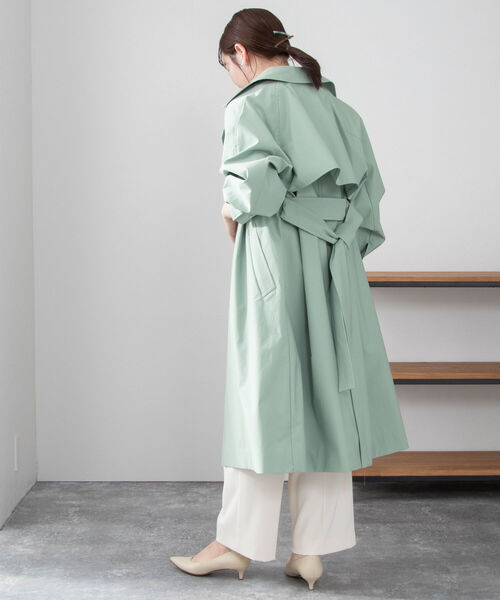 NOLLEY'S ウォッシャブル LIGHT TRENCH COAT