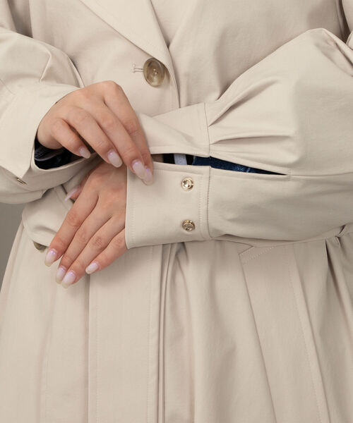NOLLEY’S（ノーリーズ）の「ウォッシャブルトレンチコート（トレンチコート・レディース・ミント/ベージュ・36/38）」の14枚目の写真