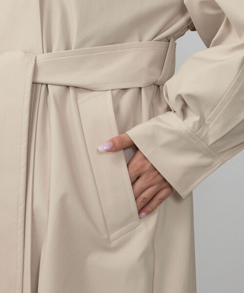 NOLLEY’S（ノーリーズ）の「ウォッシャブルトレンチコート（トレンチコート・レディース・ミント/ベージュ・36/38）」の13枚目の写真