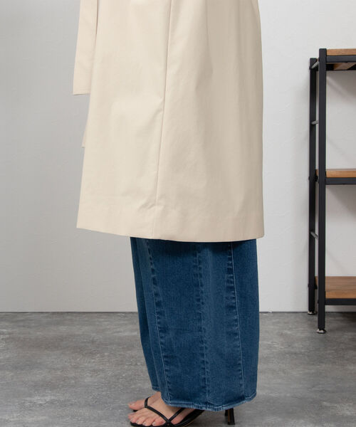 NOLLEY’S（ノーリーズ）の「ウォッシャブルトレンチコート（トレンチコート・レディース・ミント/ベージュ・36/38）」の11枚目の写真