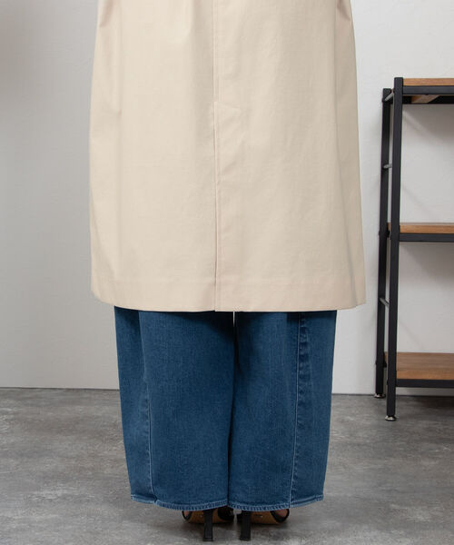 NOLLEY’S（ノーリーズ）の「ウォッシャブルトレンチコート（トレンチコート・レディース・ミント/ベージュ・36/38）」の10枚目の写真