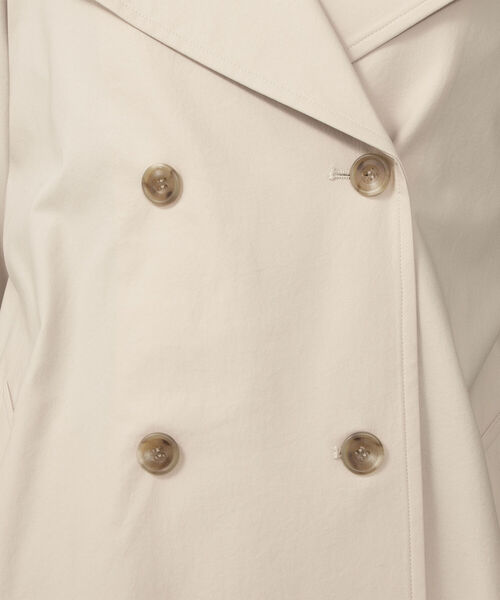 NOLLEY’S（ノーリーズ）の「ウォッシャブルトレンチコート（トレンチコート・レディース・ミント/ベージュ・36/38）」の6枚目の写真