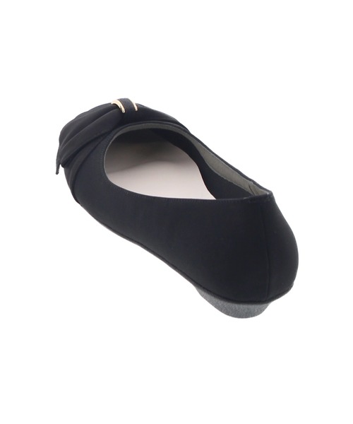 JELLY BEANS（ジェリービーンズ）の「【WEB限定】ターバンリボンモールドソールパンプス【バレエコア】＜クッション性抜群！歩きやすい！＞(217-10274)JELLY BEANS(ジェリービーンズ)（パンプス・レディース・ネイビー/ベージュ系/ブラック・22.5/23/23.5/24/24.5）」の6枚目の写真