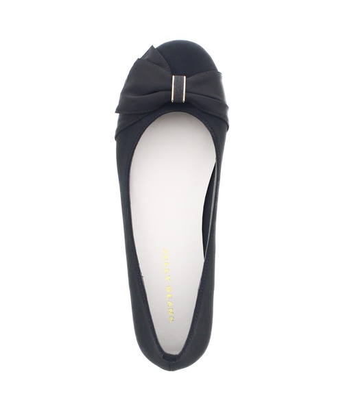 JELLY BEANS（ジェリービーンズ）の「【WEB限定】ターバンリボンモールドソールパンプス【バレエコア】＜クッション性抜群！歩きやすい！＞(217-10274)JELLY BEANS(ジェリービーンズ)（パンプス・レディース・ネイビー/ベージュ系/ブラック・22.5/23/23.5/24/24.5）」の8枚目の写真