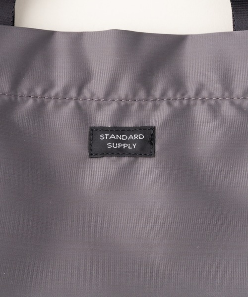 STANDARD SUPPLY（スタンダードサプライ）の「【STANDARD SUPPLY/スタンダードサプライ】2WAY TOTE-EASY（トートバッグ・メンズ・ライトグレー/ブラック/ブルー/ダークグレー・FREE）」の5枚目の写真