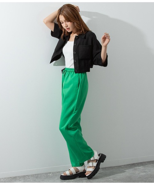 ANAP（アナップ）の「厚底シルバーバックルサンダル（サンダル・レディース・ブラック/ホワイト・M/L/S）」の17枚目の写真