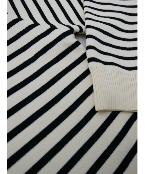 TRUNC(トランクエイティーエイト)の「3WAY Snap Knit Cardigan(カーディガン/ボレロ・レディース・ホワイト×ブラック/ブラック・FREE)」の10枚目の写真