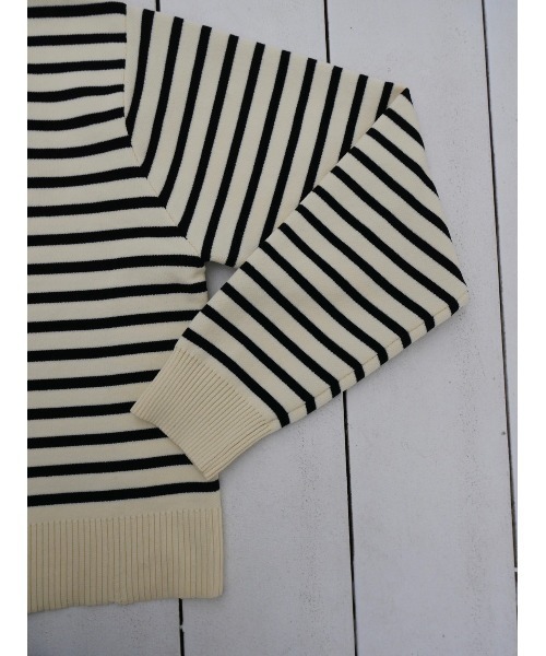 TRUNC(トランクエイティーエイト)の「3WAY Snap Knit Cardigan(カーディガン/ボレロ・レディース・ホワイト×ブラック/ブラック・FREE)」の11枚目の写真