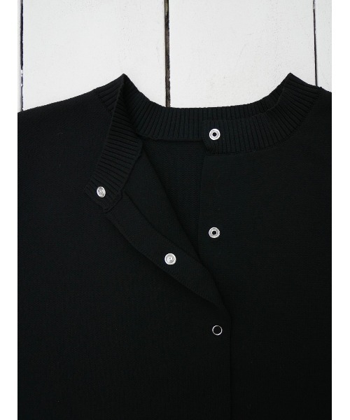 TRUNC(トランクエイティーエイト)の「3WAY Snap Knit Cardigan(カーディガン/ボレロ・レディース・ホワイト×ブラック/ブラック・FREE)」の18枚目の写真