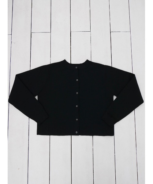 TRUNC(トランクエイティーエイト)の「3WAY Snap Knit Cardigan(カーディガン/ボレロ・レディース・ホワイト×ブラック/ブラック・FREE)」の20枚目の写真