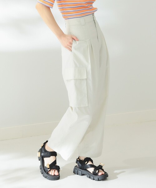 B:MING by BEAMS(ビーミングバイビームス)の「B:MING by BEAMS / 撥水 カーゴパンツ(カーゴパンツ・レディース・アイボリー系/ライム・SMALL/MEDIUM)」の14枚目の写真