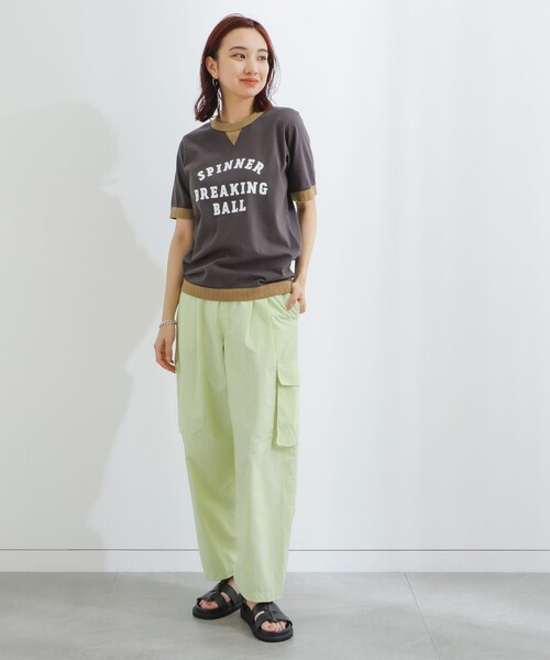 B:MING by BEAMS(ビーミングバイビームス)の「B:MING by BEAMS / 撥水 カーゴパンツ(カーゴパンツ・レディース・アイボリー系/ライム・SMALL/MEDIUM)」の12枚目の写真
