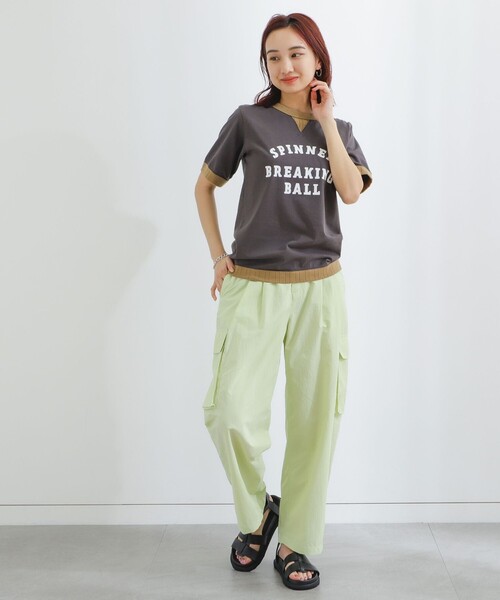 B:MING by BEAMS(ビーミングバイビームス)の「B:MING by BEAMS / 撥水 カーゴパンツ(カーゴパンツ・レディース・アイボリー系/ライム・SMALL/MEDIUM)」の8枚目の写真