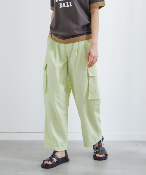 B:MING by BEAMS(ビーミングバイビームス)の「B:MING by BEAMS / 撥水 カーゴパンツ(カーゴパンツ・レディース・アイボリー系/ライム・SMALL/MEDIUM)」の7枚目の写真