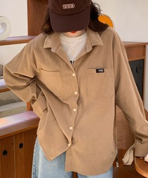 Girly Doll（ガーリードール）の「コーデュロイシャツジャケット（シャツ/ブラウス）」