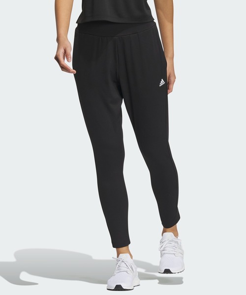 adidas(アディダス)の「シーズナル スポーツウェア ルーズフィット クロップパンツ / アディダス adidas(その他パンツ・レディース・ブラック/グリーン・SMALL/MEDIUM/LARGE/X-LARGE/XX-LARGE)」の2枚目の写真