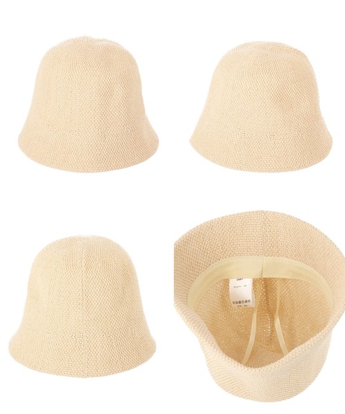 ANAP（アナップ）の「チューリップハット（ハット・レディース・アイボリー/ブラック・FREE）」の9枚目の写真