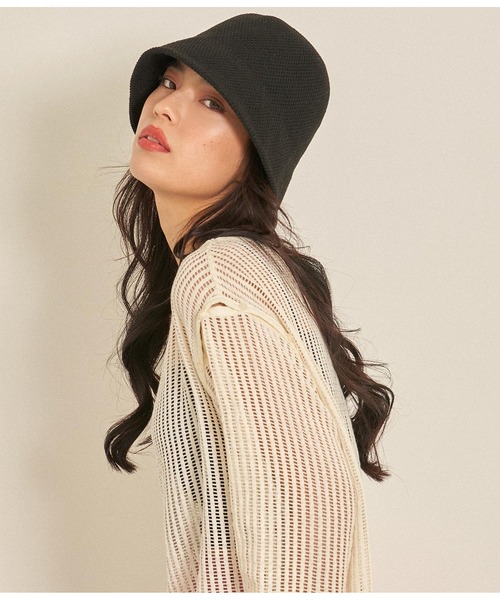 ANAP（アナップ）の「チューリップハット（ハット・レディース・アイボリー/ブラック・FREE）」の3枚目の写真