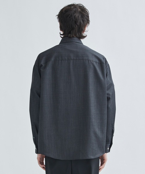 city(シティ)の「DENIM SHIRTS/オーバーサイズデニムシャツ(シャツ/ブラウス・メンズ・ブラック/ネイビー・1/2)」の19枚目の写真