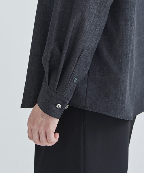 city(シティ)の「DENIM SHIRTS/オーバーサイズデニムシャツ(シャツ/ブラウス・メンズ・ブラック/ネイビー・1/2)」の15枚目の写真