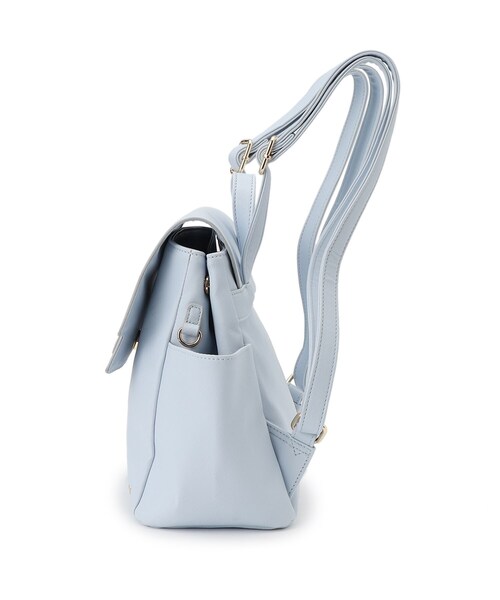 PINK-latte（ピンクラテ）の「◆ハートバックルベルトリュック（バックパック/リュック・キッズ・アイボリー/ライトブルー/ブラック・00）」の9枚目の写真