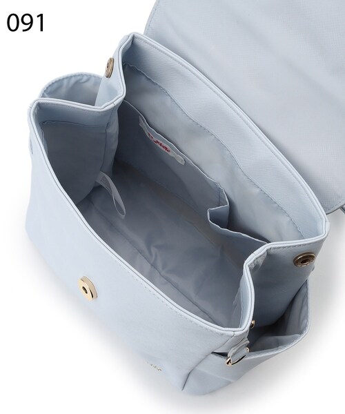 PINK-latte（ピンクラテ）の「◆ハートバックルベルトリュック（バックパック/リュック・キッズ・アイボリー/ライトブルー/ブラック・00）」の13枚目の写真