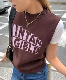 SHAGGIE | フロントロゴニットタンクベスト(ニット/セーター)