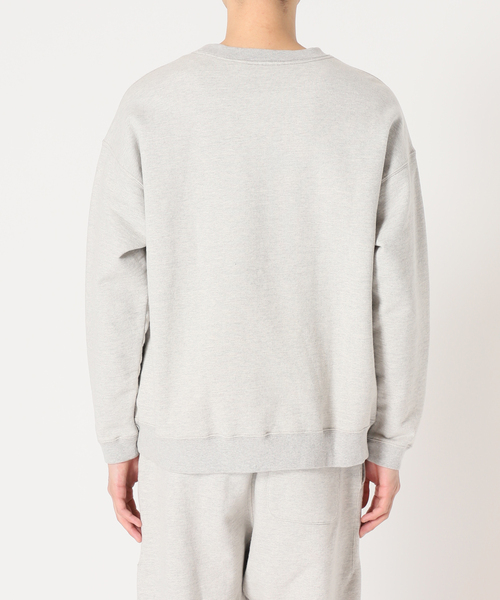 Snow Peak(スノーピーク)の「【SNOWPEAK/スノーピーク】Recycled Cotton Sweat Crewneck(スウェット・メンズ・グレー/アイボリー・LARGE/MEDIUM)」の8枚目の写真