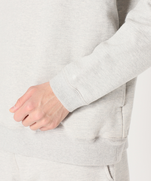 Snow Peak(スノーピーク)の「【SNOWPEAK/スノーピーク】Recycled Cotton Sweat Crewneck(スウェット・メンズ・グレー/アイボリー・LARGE/MEDIUM)」の6枚目の写真