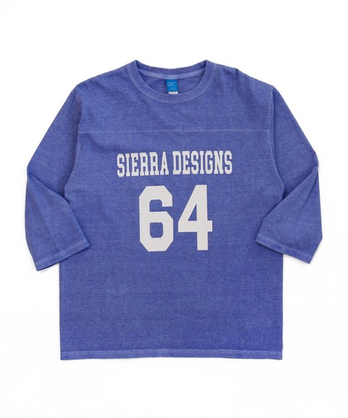 SIERRA DESIGNS（シェラデザイン）の「2026年新色入荷【SIERRA DESIGNS】コラボTシャツ/Good On × SIERRA DESIGNS 80's FOOTBALL TEE（Tシャツ/カットソー・メンズ・ナチュラル/グリーン系その他/ライトパープル/ネイビー/アッシュグレー/グリーン/ボルドー/ブラック/レッド/ホワイト/ライトブルー・MEDIUM/LARGE/X-LARGE/SMALL）」の9枚目の写真
