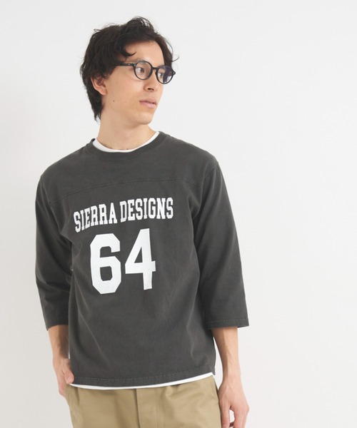 SIERRA DESIGNS（シェラデザイン）の「2026年新色入荷【SIERRA DESIGNS】コラボTシャツ/Good On × SIERRA DESIGNS 80's FOOTBALL TEE（Tシャツ/カットソー・メンズ・ナチュラル/グリーン系その他/ライトパープル/ネイビー/アッシュグレー/グリーン/ボルドー/ブラック/レッド/ホワイト/ライトブルー・MEDIUM/LARGE/X-LARGE/SMALL）」の21枚目の写真