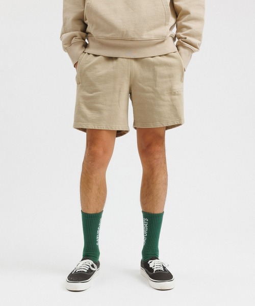 Saturdays NYC（サタデーズ ニューヨークシティ ）の「Austin Fundamental Sweatshort（スウェットパンツ・メンズ・ブラック/グリーン/ベージュ・X-SMALL/L/S/XL/M）」の3枚目の写真