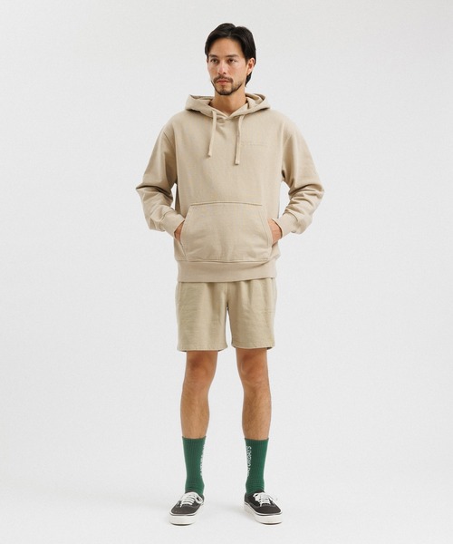 Saturdays NYC（サタデーズ ニューヨークシティ ）の「Austin Fundamental Sweatshort（スウェットパンツ・メンズ・ブラック/グリーン/ベージュ・X-SMALL/L/S/XL/M）」の7枚目の写真