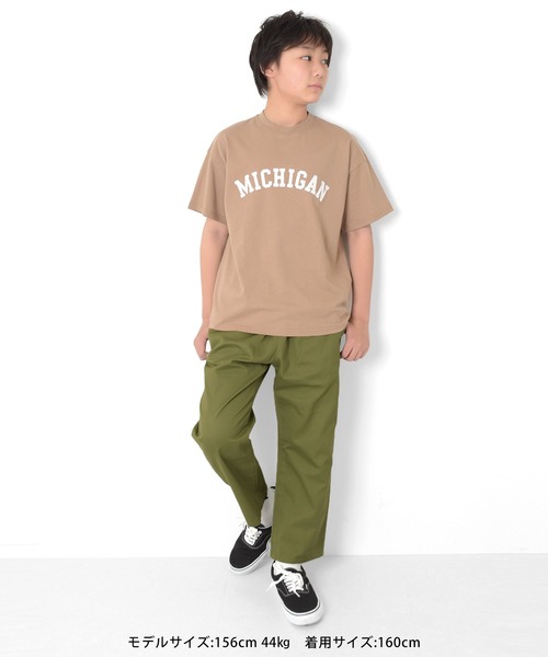 GLAZOS（グラソス）の「[テーパード]コットンツイル・8分丈シェフパンツ（その他パンツ・キッズ・ベージュ/カーキ/ネイビー・160cm/150cm/170cm/140cm）」の6枚目の写真