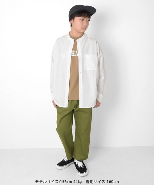 GLAZOS（グラソス）の「[テーパード]コットンツイル・8分丈シェフパンツ（その他パンツ・キッズ・ベージュ/カーキ/ネイビー・160cm/150cm/170cm/140cm）」の20枚目の写真