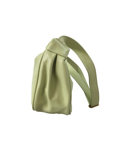 Amulet(アミュレット)の「2WAYハーフムーンバッグ(ショルダーバッグ・レディース・ブラック/イエロー/ホワイト/ライトグリーン/ブラウン・FREE)」の11枚目の写真