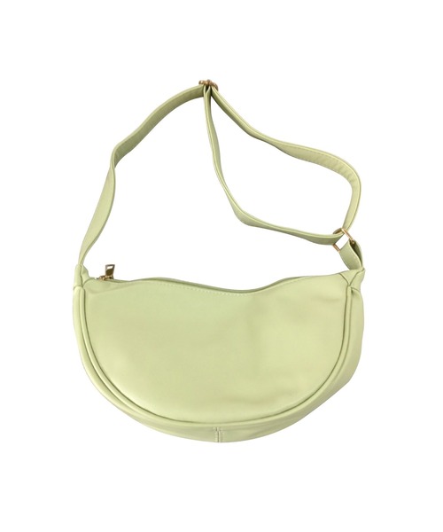 Amulet(アミュレット)の「2WAYハーフムーンバッグ(ショルダーバッグ・レディース・ブラック/イエロー/ホワイト/ライトグリーン/ブラウン・FREE)」の14枚目の写真
