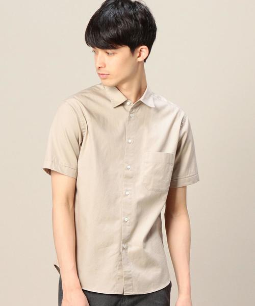 BEAUTY&YOUTH UNITED ARROWS（ビューティーアンドユースユナイテッドアローズ）の「BY ピン/オックス レギュラーカラーシャツ◆（シャツ/ブラウス・メンズ・ベージュ/ネイビー/ホワイト・X-SMALL/MEDIUM/LARGE/SMALL/X-LARGE）」の2枚目の写真