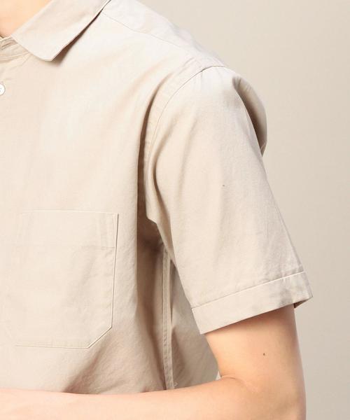 BEAUTY&YOUTH UNITED ARROWS（ビューティーアンドユースユナイテッドアローズ）の「BY ピン/オックス レギュラーカラーシャツ◆（シャツ/ブラウス・メンズ・ベージュ/ネイビー/ホワイト・X-SMALL/MEDIUM/LARGE/SMALL/X-LARGE）」の7枚目の写真
