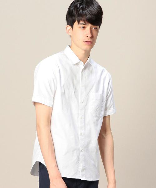 BEAUTY&YOUTH UNITED ARROWS（ビューティーアンドユースユナイテッドアローズ）の「BY ピン/オックス レギュラーカラーシャツ◆（シャツ/ブラウス・メンズ・ベージュ/ネイビー/ホワイト・X-SMALL/MEDIUM/LARGE/SMALL/X-LARGE）」の12枚目の写真