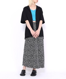 PUNYUS | クリスタルプリーツレオパードスカート(スカート)