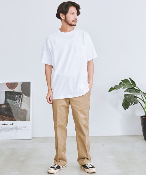 FILA(フィラ)の「『FILA/フィラ』ポケット付き半袖Tシャツ(Tシャツ/カットソー・メンズ・ブラック/ホワイト/ネイビー/グリーン・XL/L/M)」の6枚目の写真