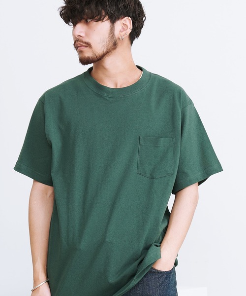 FILA(フィラ)の「『FILA/フィラ』ポケット付き半袖Tシャツ(Tシャツ/カットソー・メンズ・ブラック/ホワイト/ネイビー/グリーン・XL/L/M)」の12枚目の写真