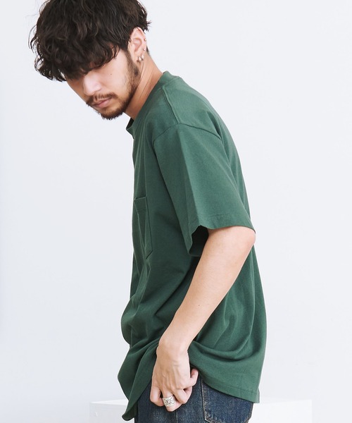 FILA(フィラ)の「『FILA/フィラ』ポケット付き半袖Tシャツ(Tシャツ/カットソー・メンズ・ブラック/ホワイト/ネイビー/グリーン・XL/L/M)」の13枚目の写真