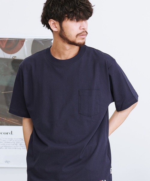FILA(フィラ)の「『FILA/フィラ』ポケット付き半袖Tシャツ(Tシャツ/カットソー・メンズ・ブラック/ホワイト/ネイビー/グリーン・XL/L/M)」の16枚目の写真